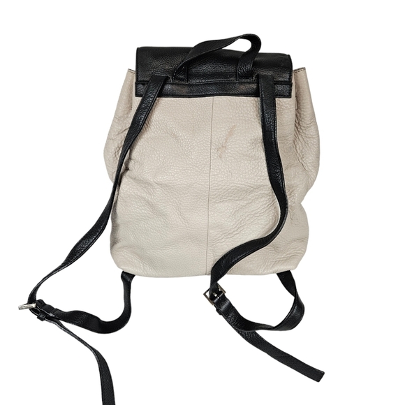 Kate‎ Spade Leila Pebble Leather Colorblock Light Pink & Black Backpack Women's - Picture 7 of 13